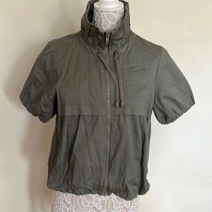 Green Zip Short Jacket